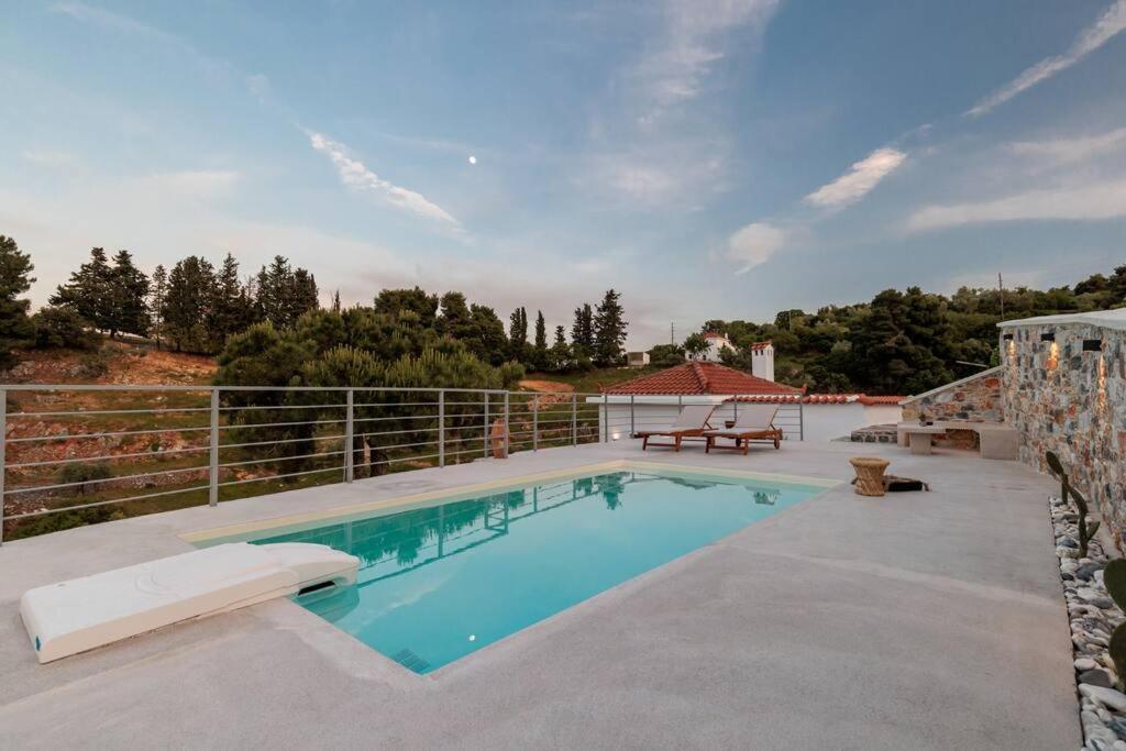 Villa Koukounaria スコペロス エクステリア 写真