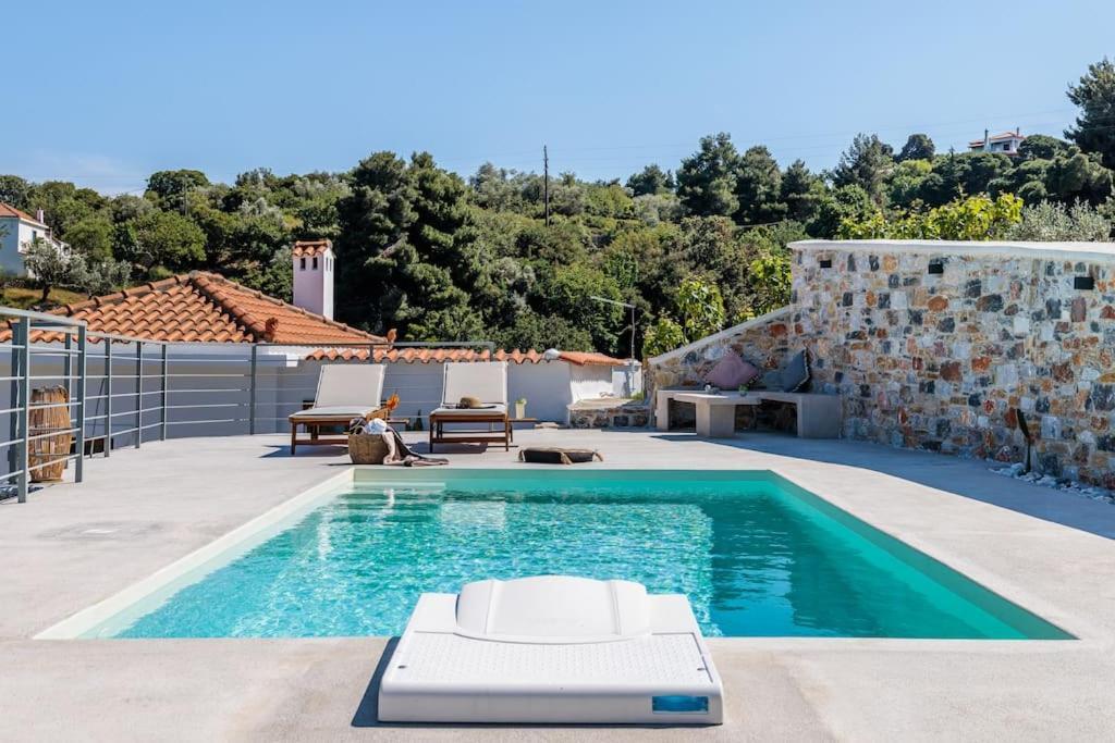 Villa Koukounaria スコペロス エクステリア 写真