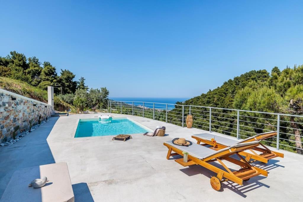 Villa Koukounaria スコペロス エクステリア 写真