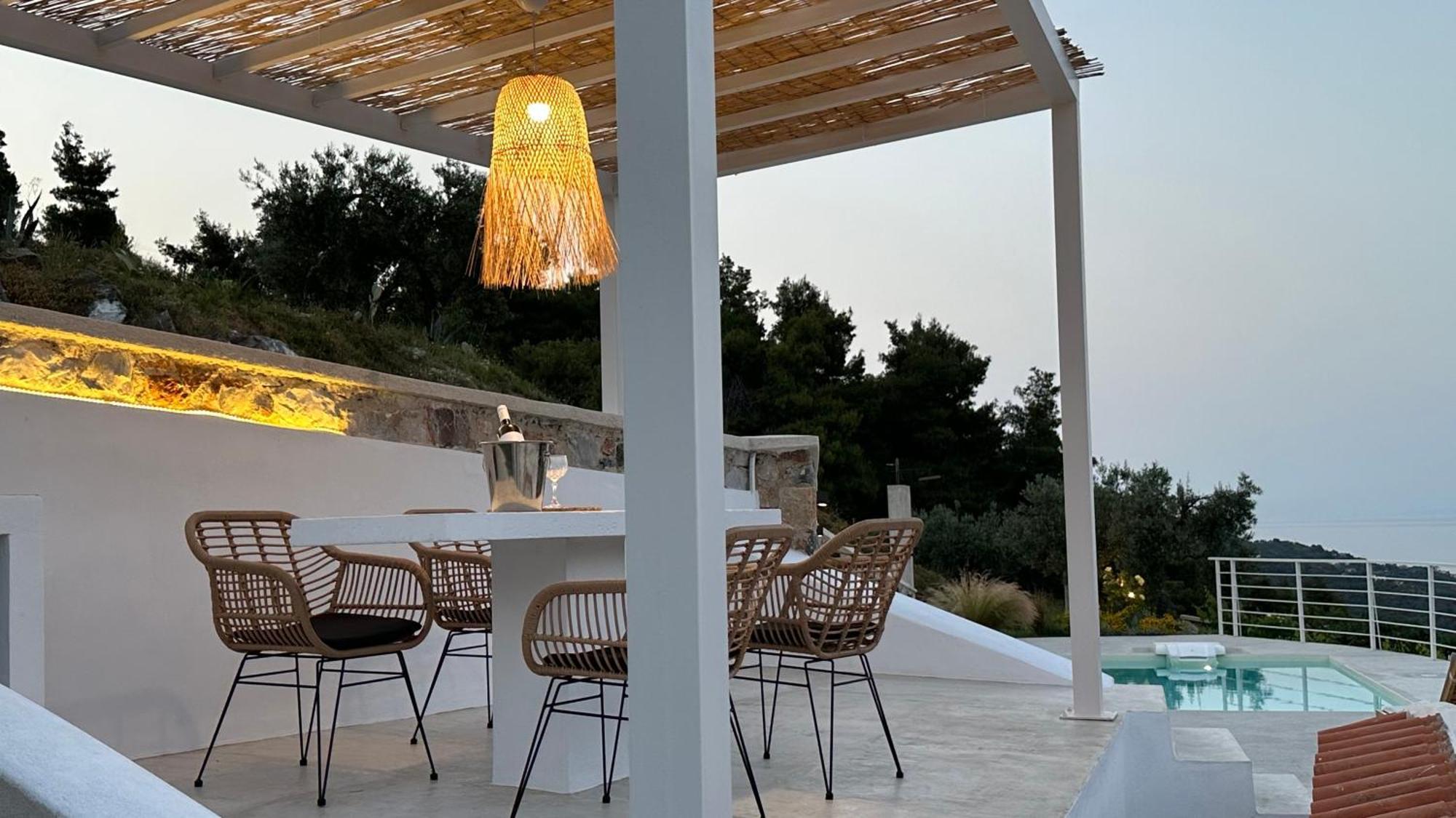 Villa Koukounaria スコペロス エクステリア 写真